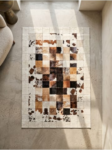 KADIMA DESIGN Teppich Flachgewebe Waschbar Patchwork PIZOL Strapazierfähig OEKO-TEX