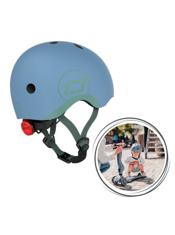 Scoot & Ride Scoot & Ride Baby Helm (XXS-S) - Farbe: steel