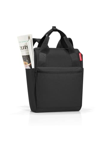 Reisenthel travelling allrounder R - Rucksack 40 cm (twist maroon) in schwarz