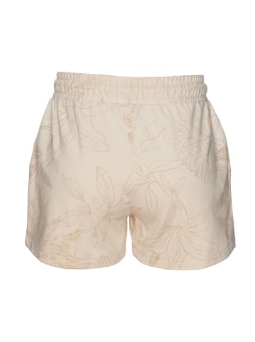 LASCANA Relaxshorts in beige-allover-gemustert