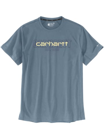 CARHARTT  T-Shirt Logo in blau