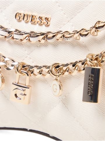 Guess Schultertasche Libby in ecru - 0002