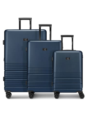 Camel Active Hanoi 4 Rollen Kofferset 3-teilig mit Dehnfalte in dark blue