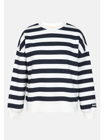 Salzhaut Pullover ARFEN in Navy Offwhite