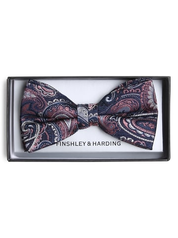 Finshley & Harding Fliege in marine rosenholz