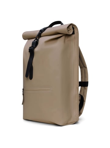 RAINS Rolltop - Rucksack 16" 48 cm (body) in beige