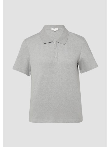 s.Oliver Polo-Shirt in 9400_grau meliert