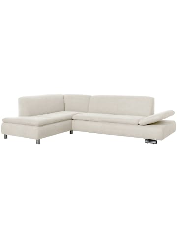 58 aufm Kessel ECKSOFA mit Ottomane links Kaye Flachgewebe beige