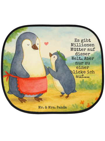 Auto Sonnenschutz Pinguin mit Kind Design mit S... in Weiß