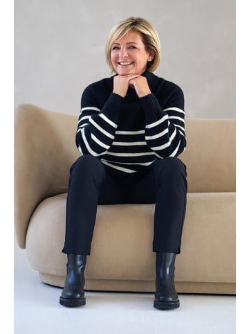 Mart Visser Caroline Tensen Danville Gestreifter Pullover Schwarz/Weiß