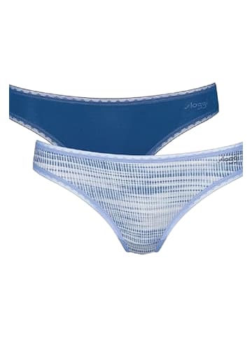 Sloggi Slips 'GO Mini' 2er Pack in blau