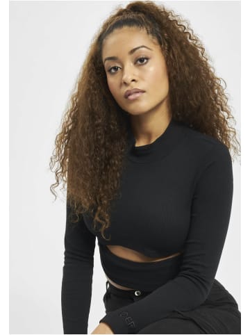 DEF DEF Damen Capsule Longsleeve in black