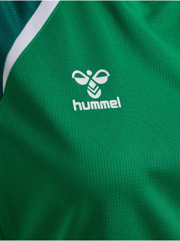 Hummel T-Shirt Hmllead Damen in JELLY BEAN/EVERGREEN
