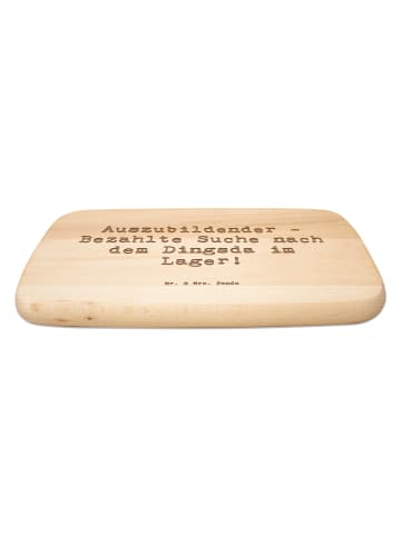 Mr. & Mrs. Panda Schneidebrett Holz Spruch Auszubildender Abente... in Transparent