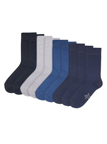 S. Oliver Socken 9er Pack in Blau