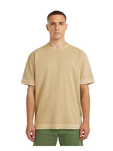 G-Star Raw Washed Distressed Relaxed T-Shirt cream gd