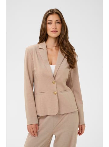 Cream Blazer CRAnett Regular fit in Amphora Melange
