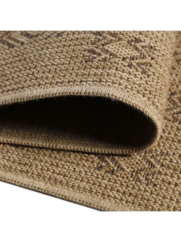 KADIMA DESIGN Teppich Outdoor Waschbar Vintage KASBERG Strapazierfähig OEKO-TEX in Schwarz