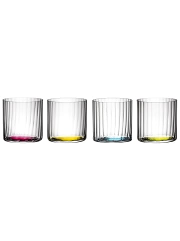 RIEDEL Glas 4er Set Wassergläser Happy H2O 330 ml in bunt