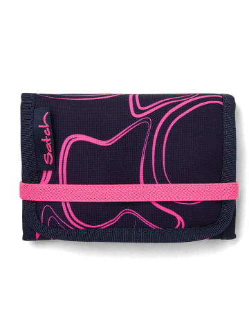 Satch Geldbörse 13 cm in pink blue neon