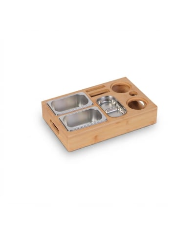 relaxdays Couchbar in Natur - (B)40 x (H)8 x (T)26 cm