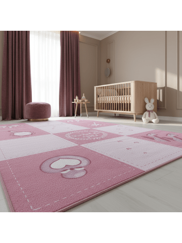 KADIMA DESIGN Teppich Kinder Flachgewebe Prinzessin Polyamid rutschfest Spielzimmer