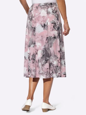 WITT WEIDEN Jersey-Rock in rosé-steingrau-bedruckt