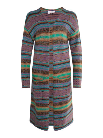 usha FESTIVAL Damen Strick Cardigan in Violett Mehrfarbig