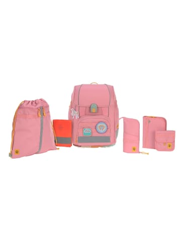 Lässig Ranzenset 6-tlg. Boxy Unique pink in pink