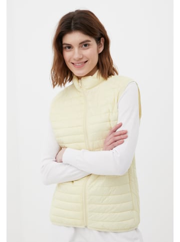Finn Flare Softshellweste Basic in blassgelb