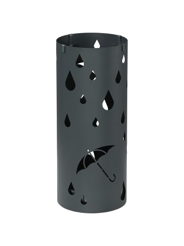 HOMCOM Schirmhalter-Ø17 x 41H cm-Dunkelgrau
