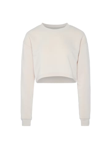 Blonda Damen Sweatshirt in Dunkle Creme