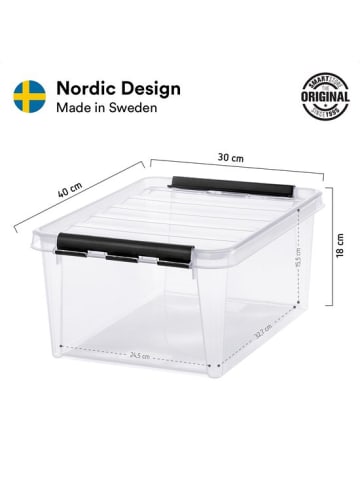 SmartStore 2er-Set Aufbewahrungsbox Classic Transparent 14L