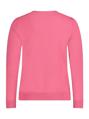 Betty Barclay Basic-Strickpullover mit Rundhalsausschnitt in Pink
