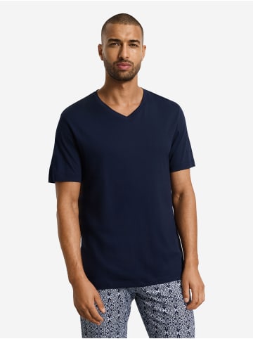 Hanro V-Shirt Night & Day in deep navy