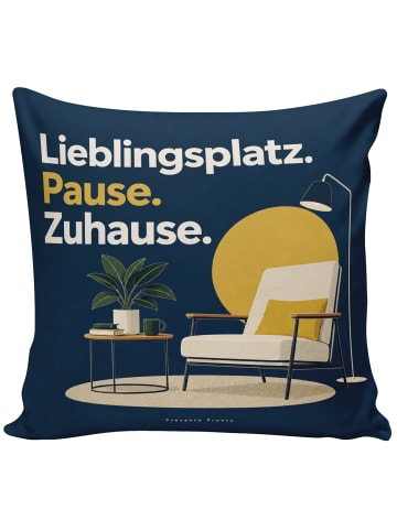 Mr. & Mrs. Panda Kuschelkissen 40x40 Sessel stilvoll Design mit ... in Weiß