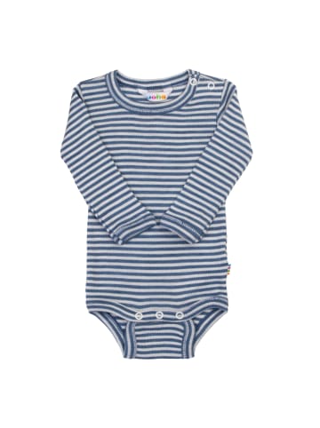 Joha Langarmbody Merinowolle/Seide in blue