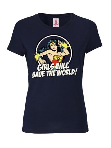 Logoshirt T-Shirt Wonder Woman in dunkelblau