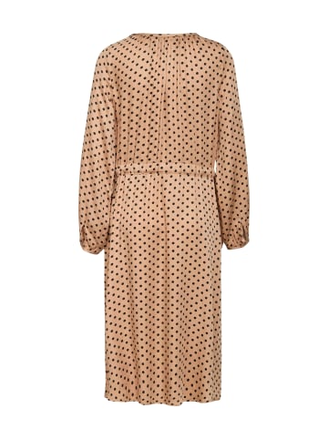 Noa Noa Kleid AliaNN in Print Beige-Grey