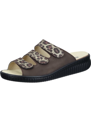 Dr. BRINKMANN Komfort-Pantoletten in leo/braun