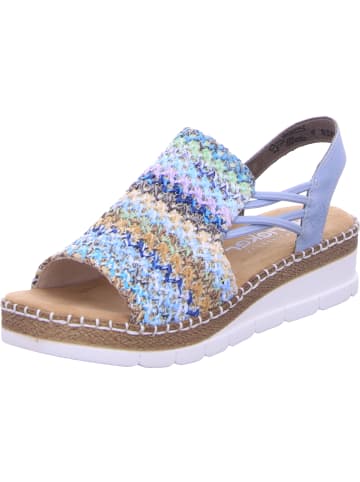 rieker Keilsandaletten in multi/aqua