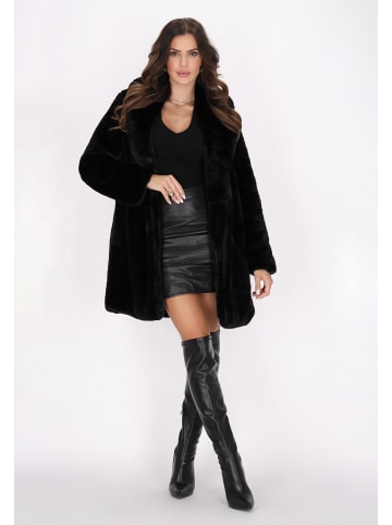 faina Damen Mantel in Schwarz