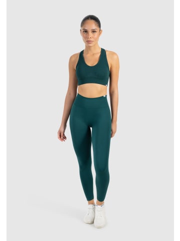 SMILODOX Leggings Alira Scrunch in Dunkelgrün