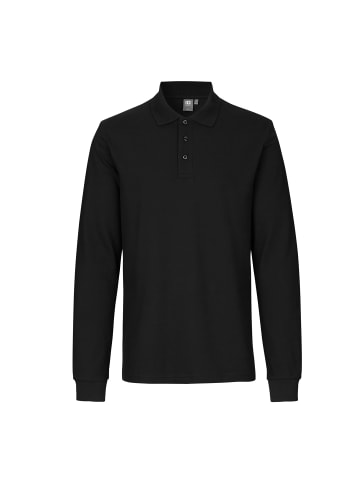 IDENTITY Polo Shirt stretch in Schwarz