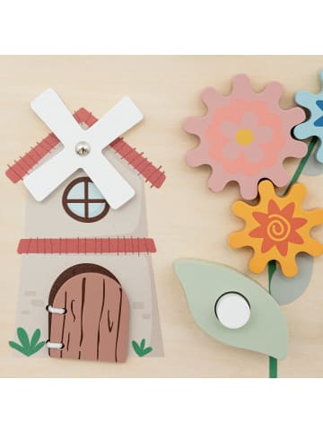 Atmosphera Créateur d'intérieur Aktivitätswand für Kinder MONTI in Mehrfarben, (B) 22,2 x (H) 4,8 x (L) 30 cm