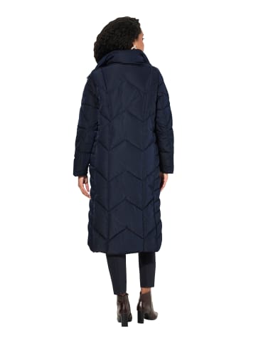 Ulla Popken Mantel in dunkles marine