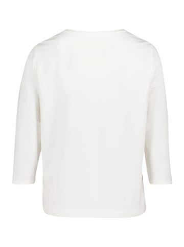 BETTY & CO Casual-Shirt mit Strass in Nature/Green