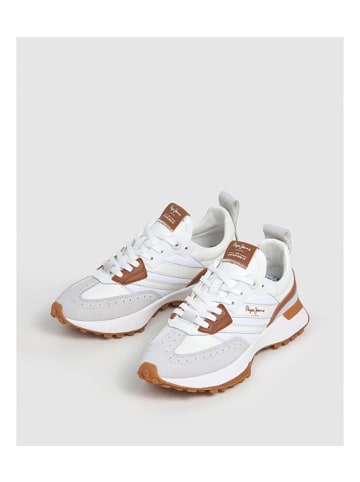 Pepe Jeans Sneakers Lucky in 800-Blanco/gris