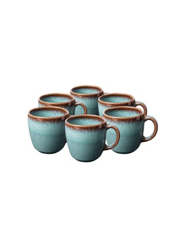 like. by Villeroy & Boch Kaffeetasse 6 Stk Lave glacé in blau