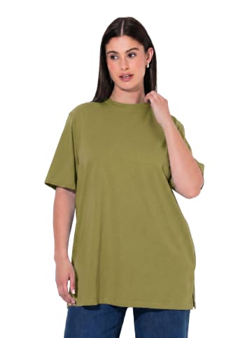Ulla Popken Shirt in avocado grün